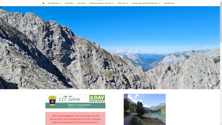 frankencom Webdesign Alpenverein